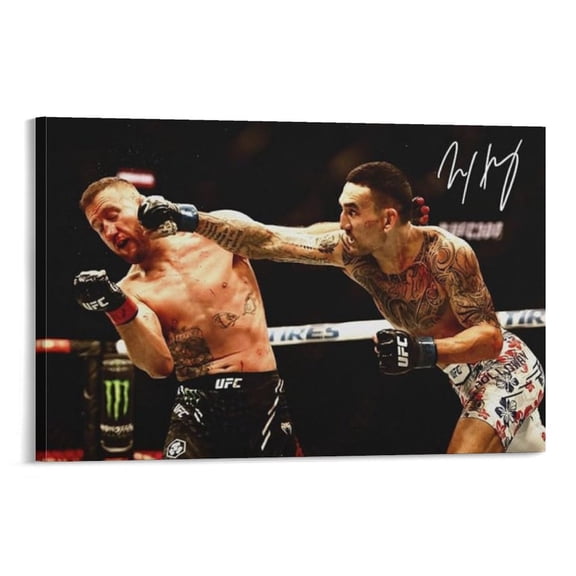 Max Holloway Poster Room Aesthetic Poster Print Art Wall Painting Canvas Posters Gifts Modern Bedroom Decor 16x24inch(40x60cm)
