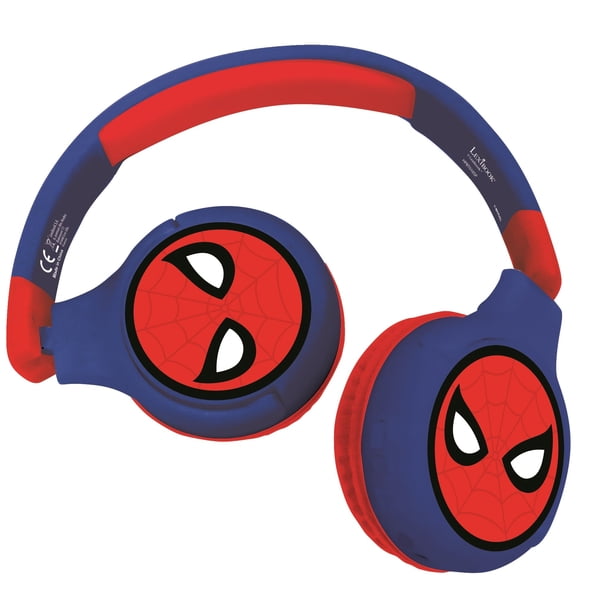 Auriculares Bluetooth LEXiBOOK Spiderman para Niños Plegables