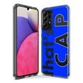 thumbnail image 3 of MUNDAZE Samsung Galaxy Z Flip 4 Shockproof Clear Hybrid Protective Phone Case Blue Clear Funny Text Quote That's Cap Cover, 3 of 5