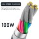 thumbnail image 4 of Cable de teclado en espiral ATTACK SHARK C04 USB-A a USB-C gris, 4 of 9