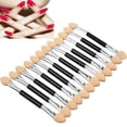 thumbnail image 2 of 12 x Double Ended Disposable Eye Shadow Sponge Applicators Make Brush-Supp P1R5, 2 of 6