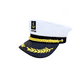 thumbnail image 1 of Sombrero Ajustable Capitan Marinero Gorro Gorra Yate Laure 1 pzs, Blanco, 1 of 5