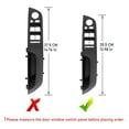 thumbnail image 4 of Driver Side Window Switch Armrest Panel For 3 Series E90 Sedan LCI 2009 To 2011, Door Inner Panel Replacement, 4 of 8