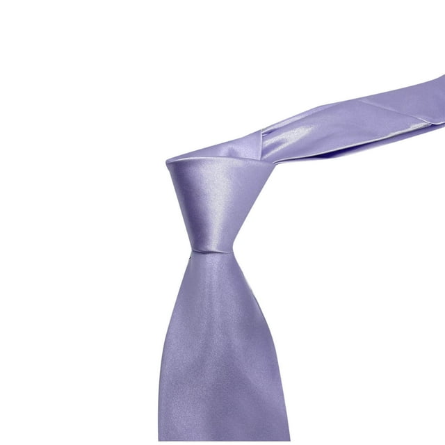 Purple Mens Solid Color Polyester Hand-Tied Business Necktie For Formal Attire 3.15 Inches Width 57.09 Inches Length Free Size In Purple Shade Ideal For Business And Daily Wear
