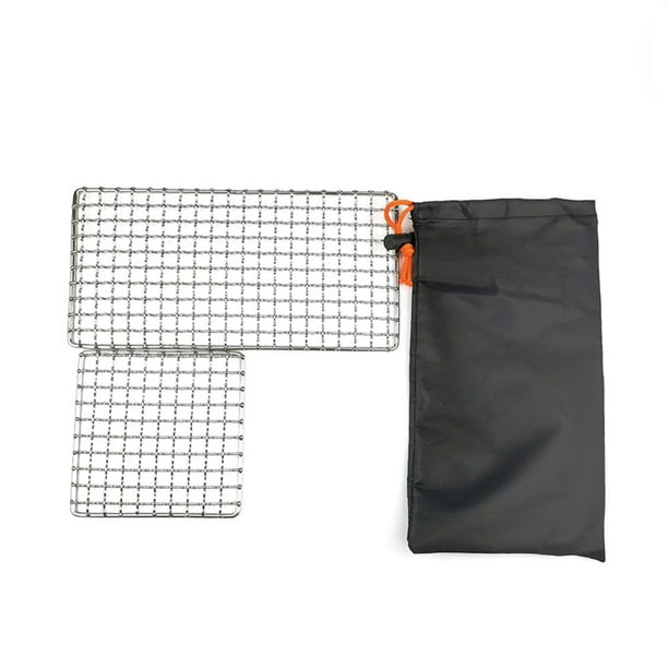 Camping Grill Grate 304 Stainless Steel Square Portable Campfire