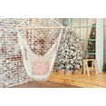 thumbnail image 4 of 16" x 16" Simply Daisy Snowflake Polyester Indoor/Outdoor Pillow, Peach (1 Count), 4 of 4