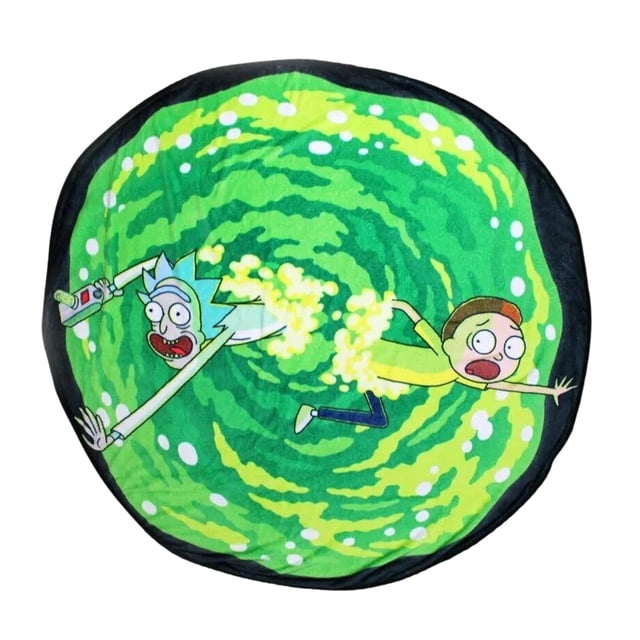 Manta polar Just Funky Rick and Morty Portal, 122 cm