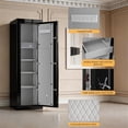 thumbnail image 3 of TigerKing 8.12 Cu.ft Large Steel Fireproof Safe, Home Luxury Safe Box with Digital Password Lock for Office Vault, UL72 1200°F 40 Min, Black, 3 of 10