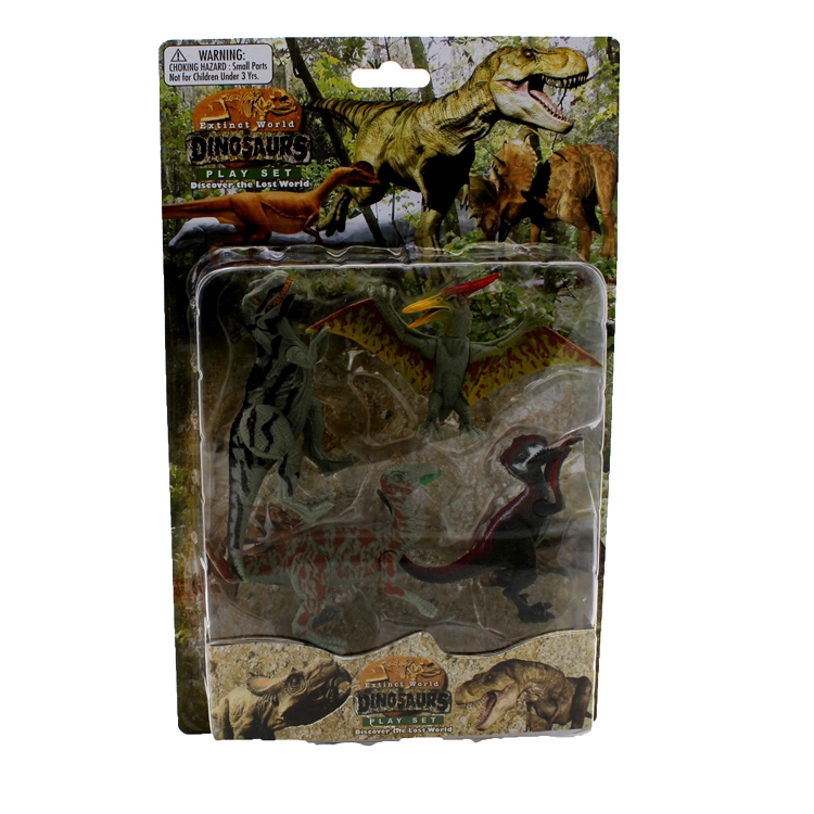 Extinct World Dinosaurs Blister Pack Playset Style B Walmart Com