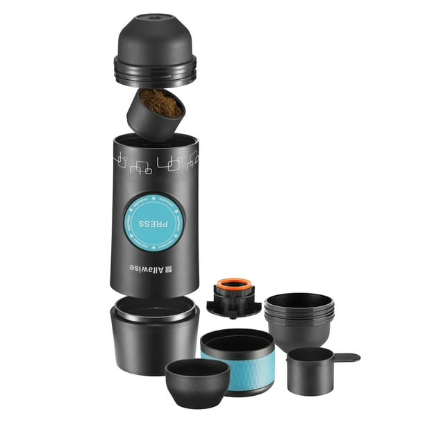 Upgraded Portable Electric Espresso Maker 2 in 1 Capsule & Ground