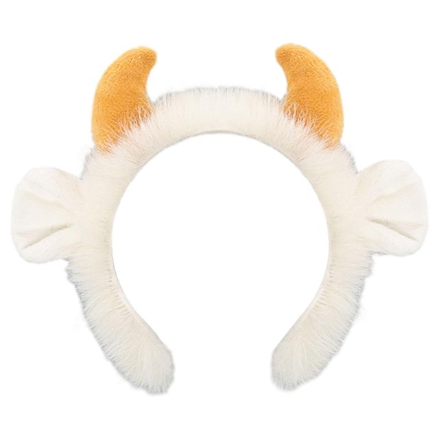 Conjunto de disfraces de Halloween, suministros para fiestas, accesorios de animales para cosplay, disfraces Diadema blanca