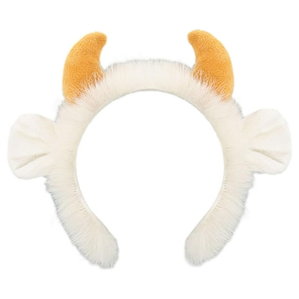 Regalos de disfraces de Halloween para mujeres y niños, adorables accesorios de animales, resistentes Diadema blanca