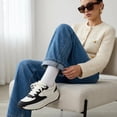 thumbnail image 5 of Cushionaire Score Platform Sneakers for Women, Lightweight Tennis Shoes with Adjustable Laces and Memory Foam, Wide Widths Available, 5 of 16