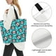 thumbnail image 3 of Balery Skull Cat Bolsa Tote Estilo Estético con Cremalleras, Bolsa de Hombro, Bolsa de Compras Grande y Plegable, 3 of 8