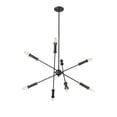 thumbnail image 4 of 29108-MB Millennium Lighting Potiss - 8 Light Chandelier-14.7 Inch Tall and 33 Inch Wide, 4 of 6