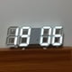 thumbnail image 3 of Reloj despertador Digital 3D, reloj de pared LED, reloj electrónico Led, reloj moderno de lámpara , fecha, visualización de temperatura, 3 of 7