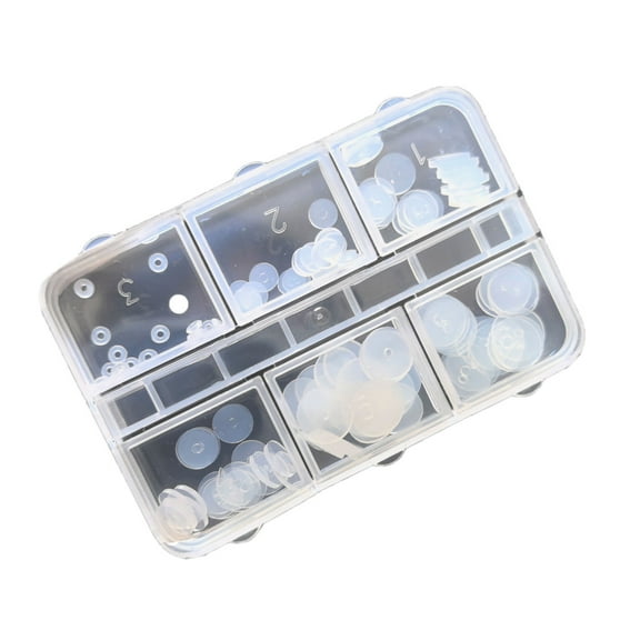 CIYISON Ergonomic Silicone Eye Disc Stable Silicone Fixed O-Ring Piercing Healing Discs