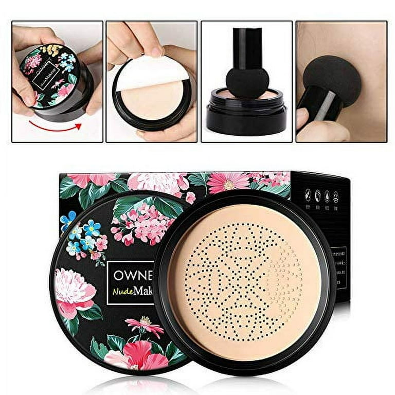 Exte WATER SHINE Air Cushion BB Cream Waterproof Brighten Concealer  Foundation with Mushroom Puff Sponge (Natural Colour) : Beauty & Personal  Care 
