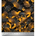 thumbnail image 3 of oneOone Cotton Jersey Black Fabric Artistic Flower Panel Craft Projects Decor Fabric Printed By The Yard 58 Inch Wide, 3 of 3