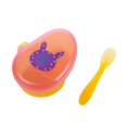 thumbnail image 1 of Baby Feeding Bowl with Spoon Toddler Bowl with 2 Compartments, 1 of 5
