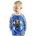 thumbnail image 1 of Star Wars Shirt Kids Toddler Chibi Characters Raglan T-Shirt (18 M), 1 of 4