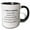 Black/White, variant on 3drose, 6 Years of Marriage 6th Wedding Anniversary in Months Days Hours, 11oz Two-tone Yellow Mug