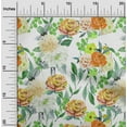 thumbnail image 1 of oneOone Cotton Flex Peach Fabric Florals Craft Projects Decor Fabric Printed By The Yard 40 Inch Wide, 1 of 4