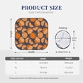 thumbnail image 6 of Uemuo Various Oranges Printed 2 PCS Car Windshield Sun Shade, Auto Sun Heat and UV Rays Blocker, Foldable Automotive Front Window Sunshade Protector, 6 of 7