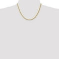 thumbnail image 4 of 14K Solid Yellow Gold 3mm Parisian Spiga Wheat Link Chain Necklace, 4 of 5