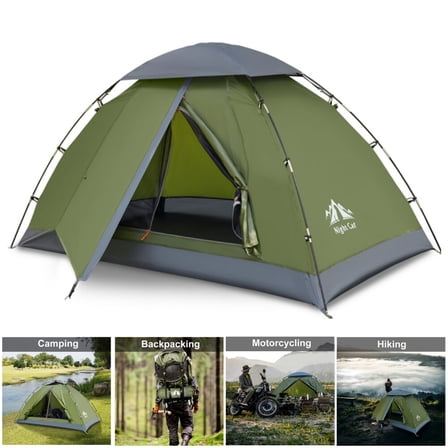 2 Person Lightweight Backpacking Tent Camping Tent Waterproof Portable US