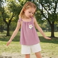 thumbnail image 1 of Summer Sets 2 Piece Outfits Set Spaghetti Strap Tank + Shorts Girl Outfits 6-7 Years, 1 of 4