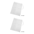 thumbnail image 3 of Wosthever Bolsa de leche de nueces con filtro de Malla reutilizable, red para café, té de la leche, fruta, zumo, vino, hierbas, filtro 80 Maschenweite 20*30cm 2Conjunto, 3 of 6