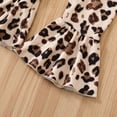 thumbnail image 3 of Baby Girls Long Sleeve Romper and Flared Trousers Clothing Sets Beige 3-6 Months, 3 of 10