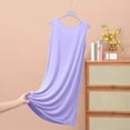 thumbnail image 6 of Admvng Sleeveless Nightgown for Women Plus Size Soft Loose Crew Neck Sleep Tank Dress Comfy Night Gowns Clearance, 6 of 6