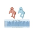thumbnail image 5 of Suealasg Kids Girls Winter Outfits Clothes 6M 12M 18M 2T 3T Toddler Girls Long Sleeve Hooded Tops Solid Color Flared Pants Sets 2Pcs Autumn Clothing for Baby Girls, 5 of 9