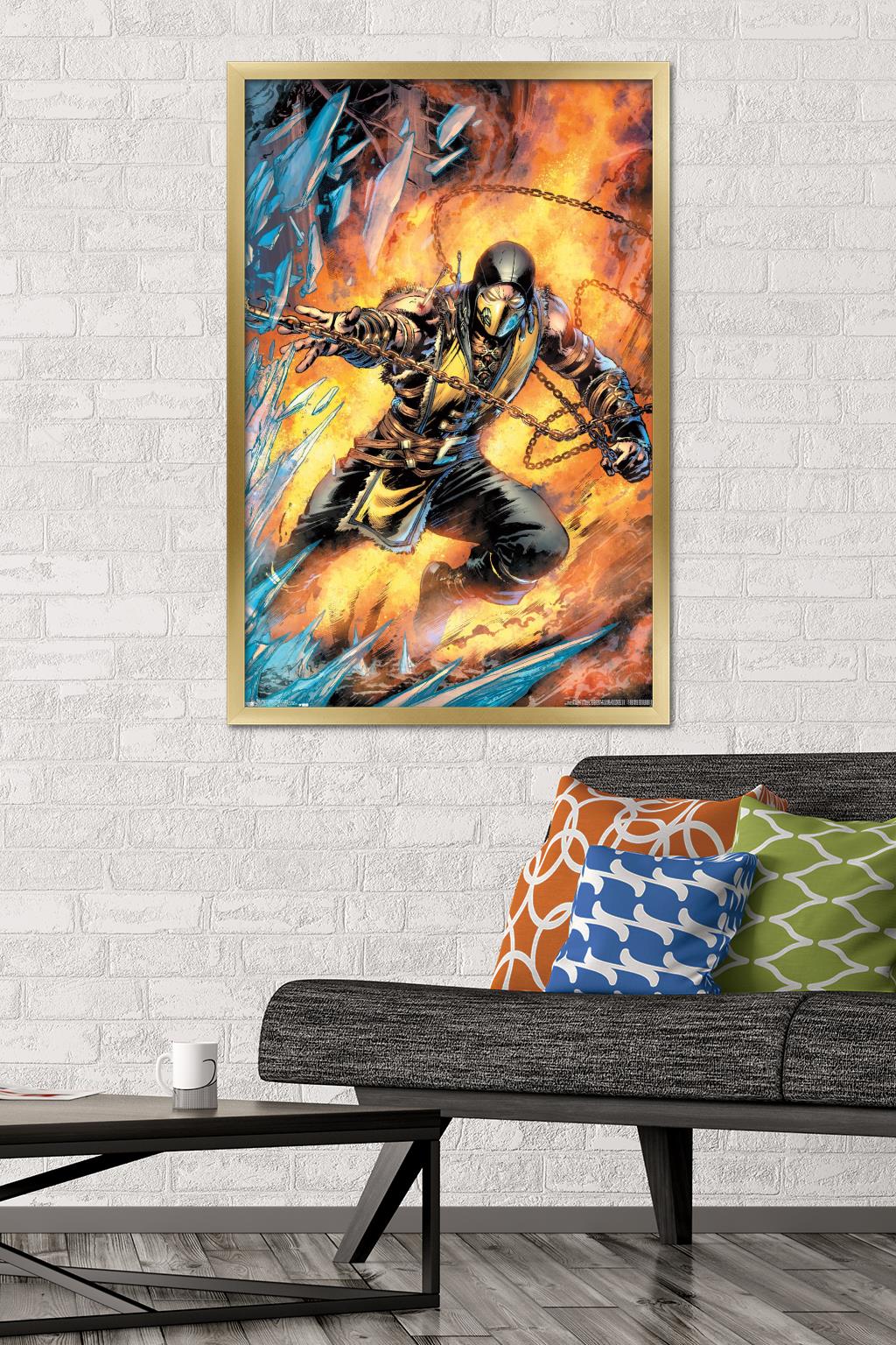 Poster Mortal Kombat - Scorpion, Wall Art, Gifts & Merchandise