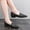 Black, variant on Gspmoly Wedge Sandals, Women's Fashion Shoes Spring New Embroidery Hollow Breathable Flat Sandals Summer Sandals Black 38