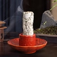 thumbnail image 1 of Soporte de salvia para incienso, cuenco decorativo de salvia blanca, cuenco para manchas para escritorio, comedor, dormitorio, regalo de inauguración Rojo, 1 of 8