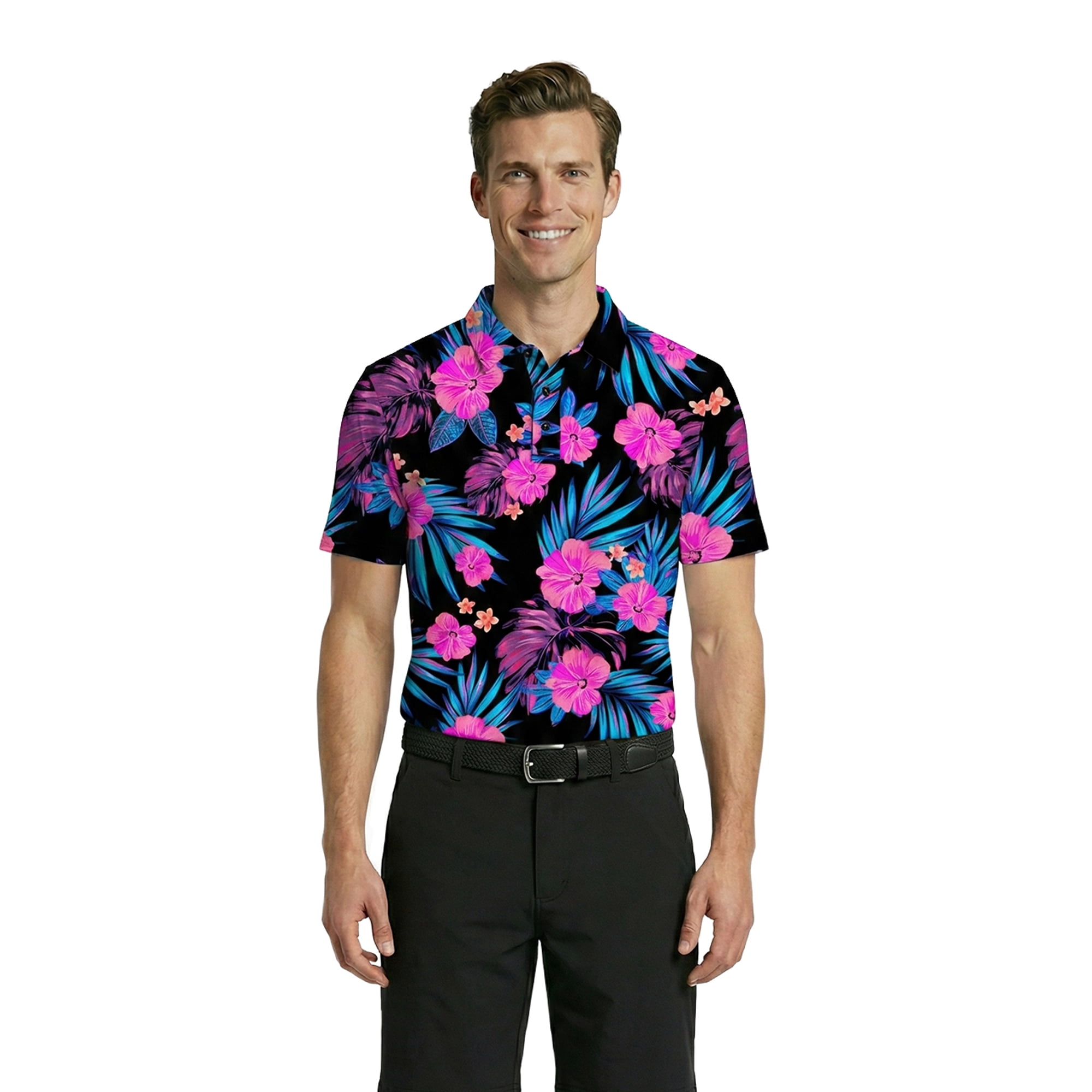 Birdie Bound Men's and Men's Big & Tall Novelty Golf Polos, Sizes XS-4XLT