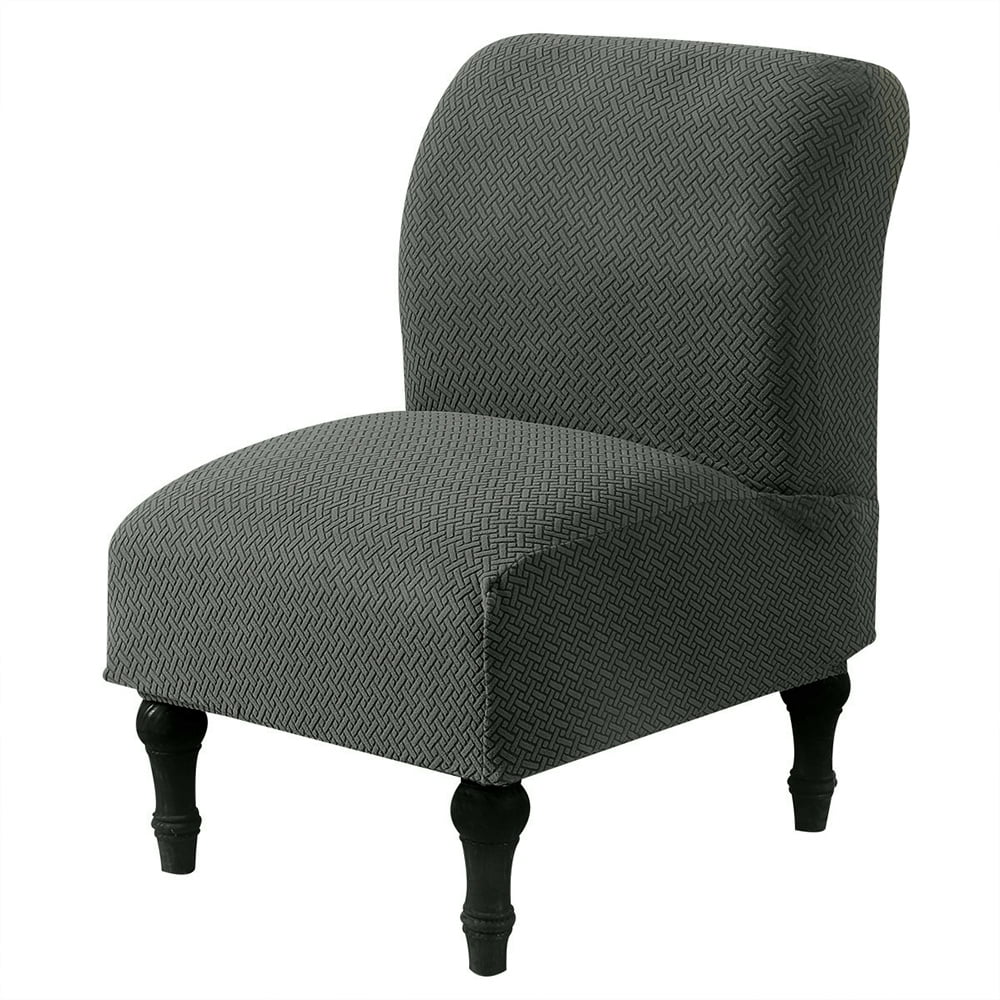 YLHHOME Slipper Chair Slipcover Stretch Armless Chair ...