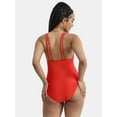 thumbnail image 2 of No Boundaries Women's High Leg One Piece Swimsuit, Sizes XXS-XXL, 2 of 5