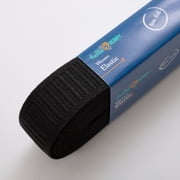 Hello Hobby 1 x 5 Yard Black Woven Elastic for Sewing and Crafts