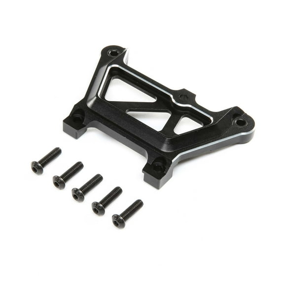 Losi Front Top Plate Aluminum Black DBXL-E 2.0 LOS351018 Electric Car/Truck Option Parts