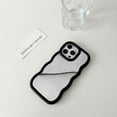 thumbnail image 1 of New Wave Pattern Makeup Mirror Case for iPhone15promax, 14plus, High-end 13/12 Soft Case, 11, 1 of 5