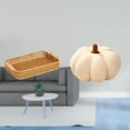 thumbnail image 2 of Cestas de almacenamiento,Cestas de almacenamiento de cocina tejidas con asas hechas a mano,Almohadas de calabaza de Halloween,Almohadas de calabaza de Halloween Decoración del hogar, 2 of 8