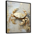 thumbnail image 2 of Designart "Minimalist Crab Artwork" Crab Floater Framed Wall Decor, 2 of 5
