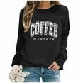 thumbnail image 2 of Women Blouses Long Zipper Hoodie Women Suit Jackets Zip Sweatshirt Long Sleeve Pullover Thin Pullover Sweatshirt Jacket No Hood Sweater Tops Soft Lightweight Sweatshirts Black L, 2 of 4