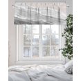 thumbnail image 6 of Summer Ocean Window Curtain Valance,Sea Wave Coastal Kitchen Valance Nautical Rod Pocket Short Curtains Windows Treatment- Living Room Bedroom Cafe Decor,Gray Brown Gradient 54x18in, 6 of 6