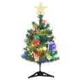 thumbnail image 4 of vidaXL Mini Artificial Pre-lit Christmas Tree with LEDs Xmas Decoration Green, 4 of 10