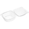 thumbnail image 2 of EcoQuality Clear Plastic Clamshell Take Out Food Container 6x6 inch - Take out, Bakery, Cupcake, Salad, Sandwich, Fruits, Oriented Polystyrene, Restaurant Supplies, Recyclable, Heavy Duty (100), 2 of 3